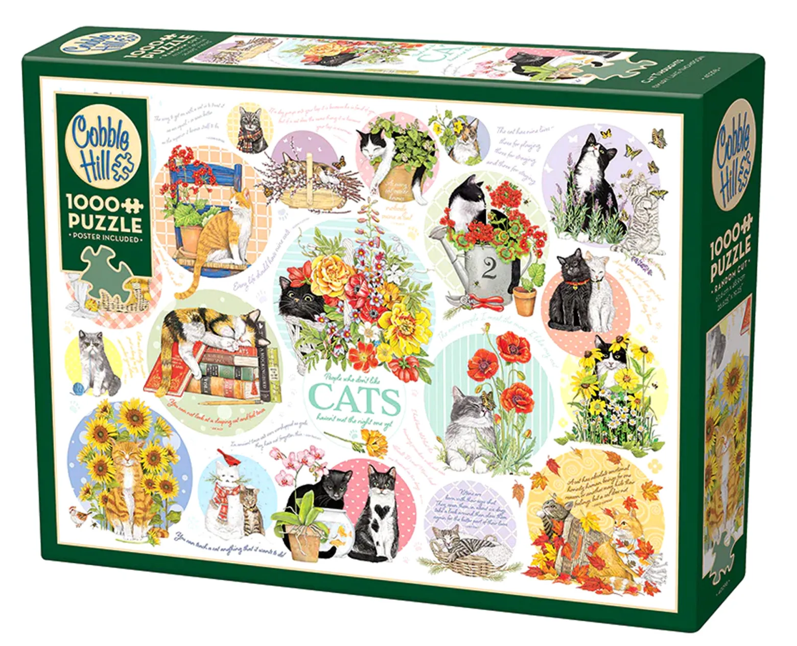 Puzzle 1000 el. Kocie myśli