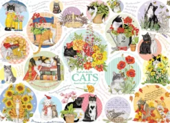 Puzzle 1000 el. Kocie myśli