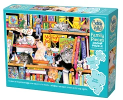 Puzzle 350 el. Kocie opowieści