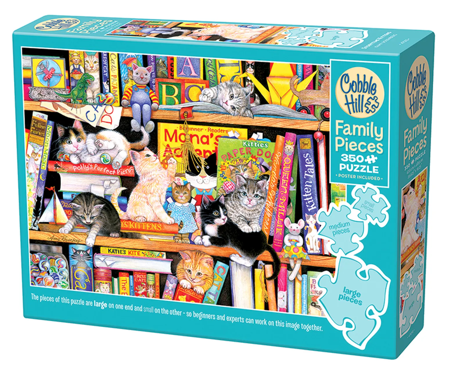 Puzzle 350 el. Kocie opowieści