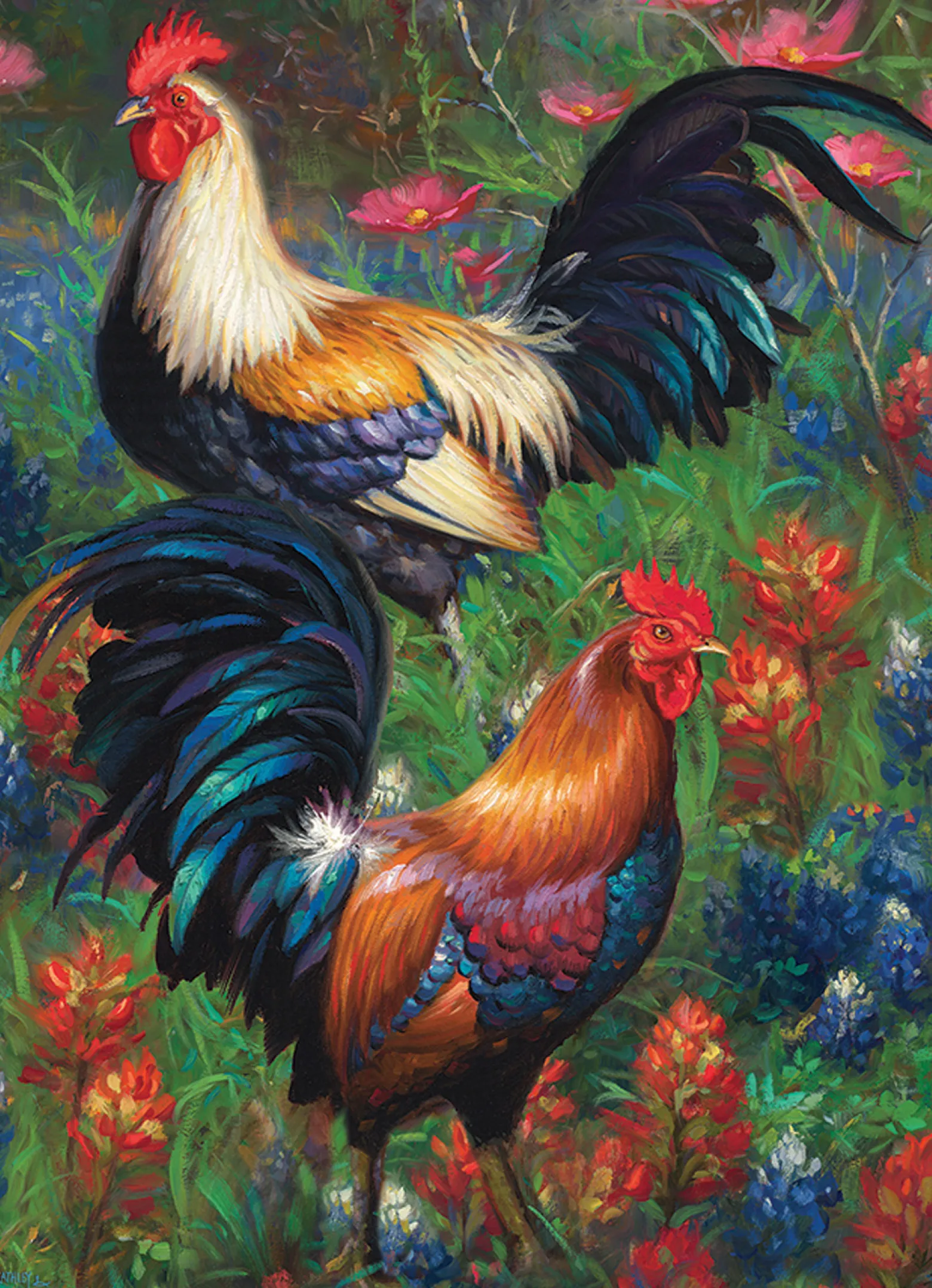 Puzzle 1000 el. Koguty