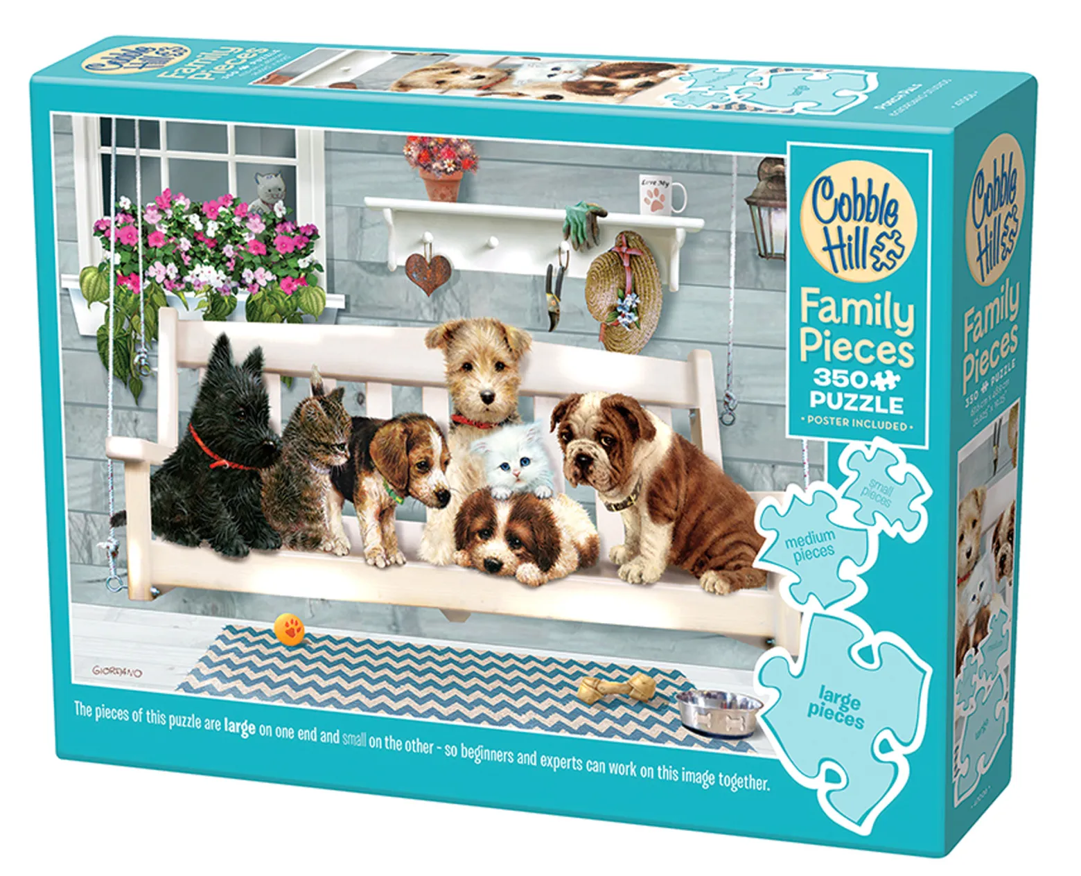 Puzzle 350 el. Koledzy z werandy