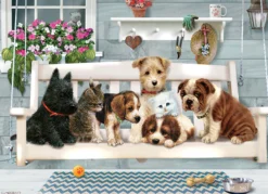 Puzzle 350 el. Koledzy z werandy
