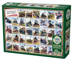 Puzzle 1000 el. Kolej w Stanach Zjednoczonych