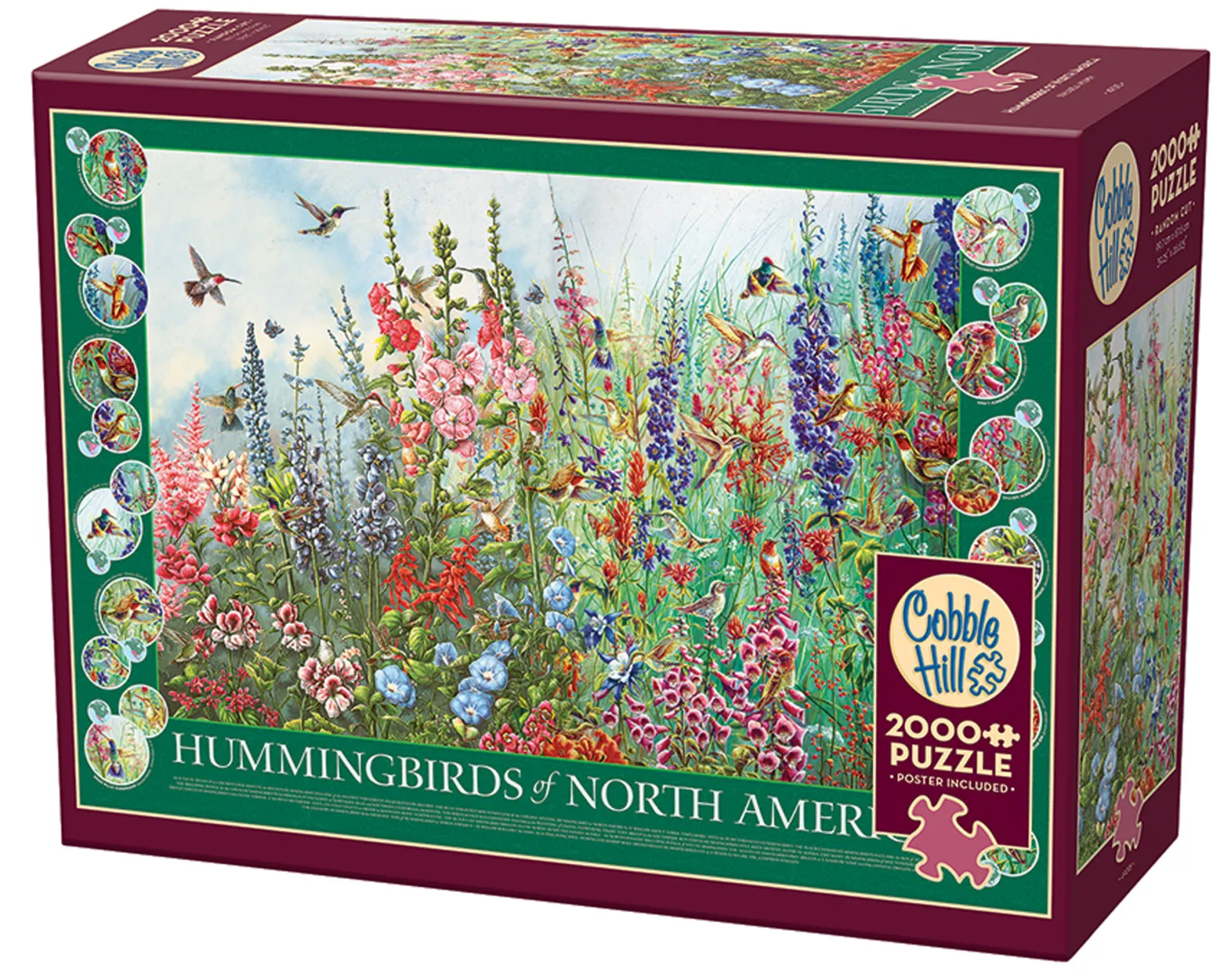 Puzzle 2000 el. Kolibry z Ameryki Północnej