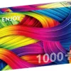 Puzzle 1000 el. Kolorowa dzianina