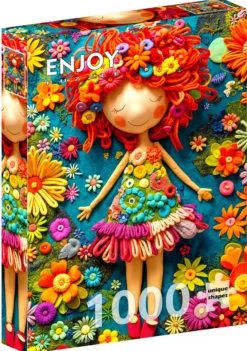 Puzzle 1000 el. Kolorowa lalka
