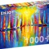 Puzzle 1000 el. Kolorowe żaglówki