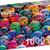Puzzle 1000 el. Kolorowe czaszki