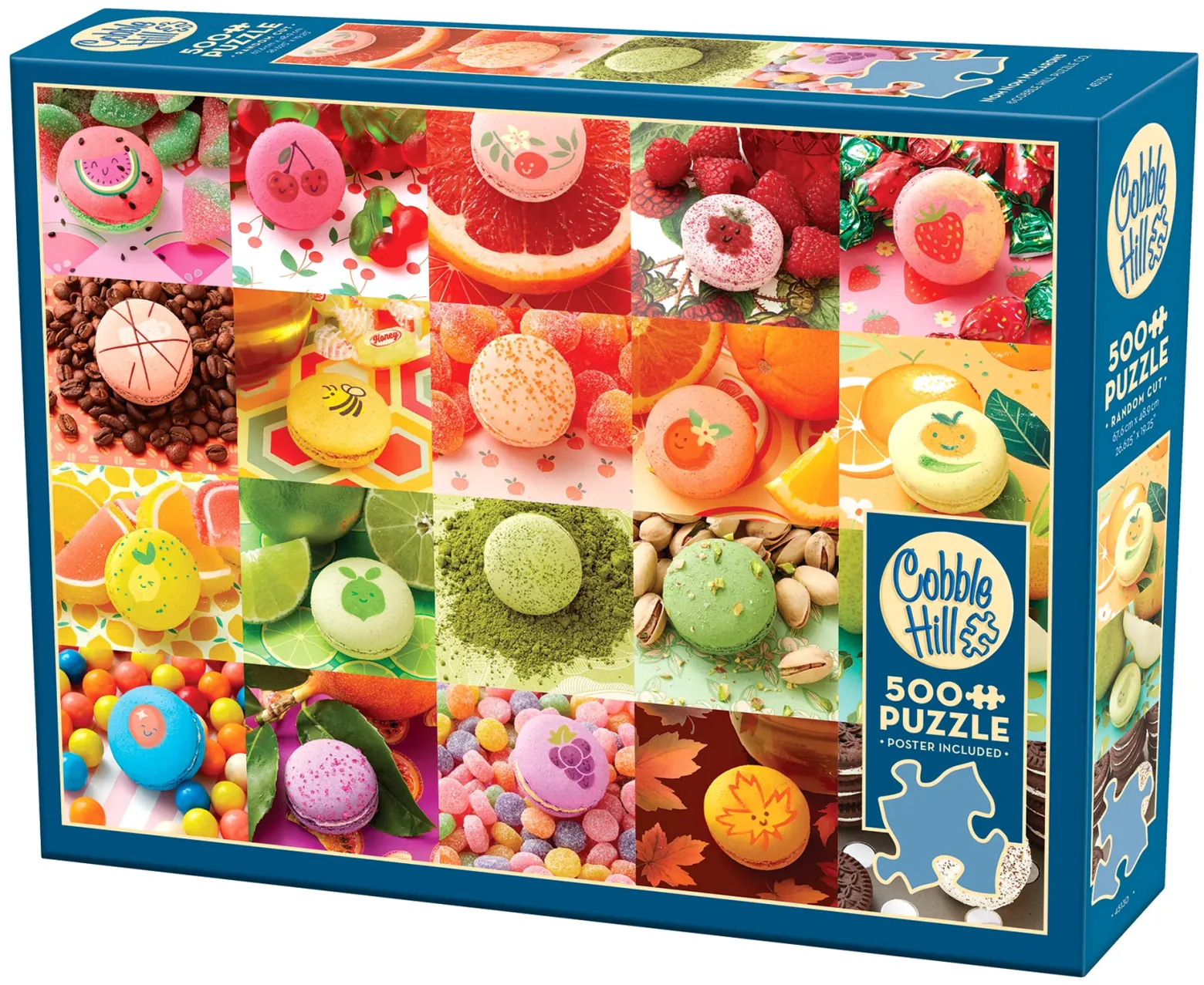 Puzzle 500 el. Kolorowe makaroniki