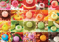 Puzzle 500 el. Kolorowe makaroniki