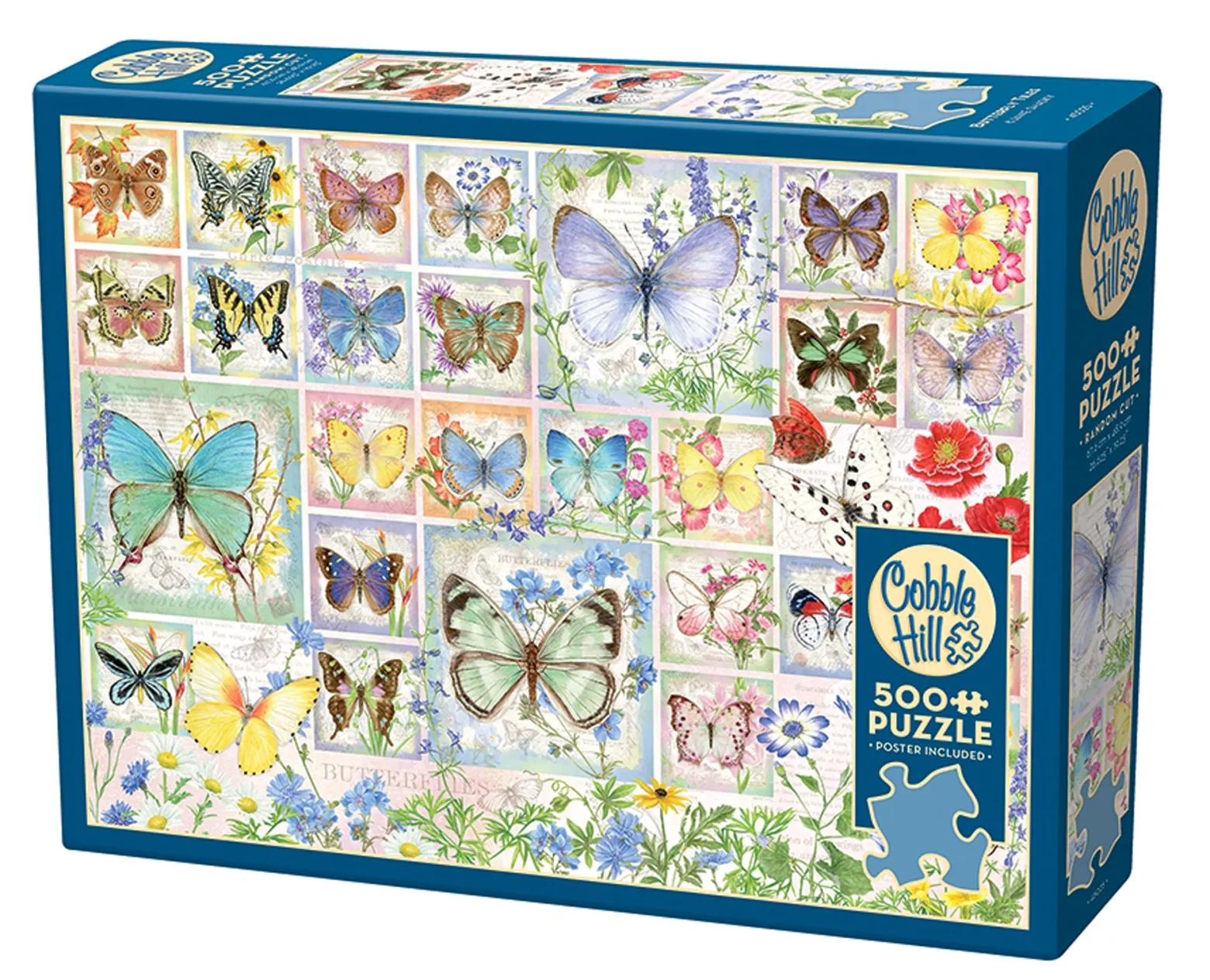 Puzzle 500 el. Kolorowe motyle