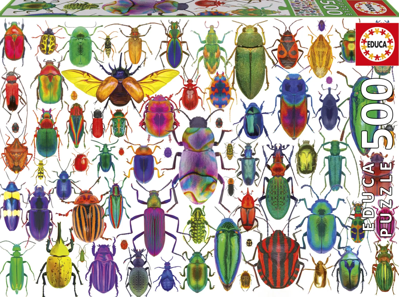 Puzzle 500 el. Kolorowe owady