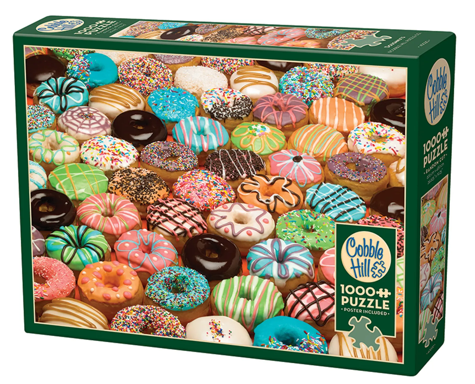 Puzzle 1000 el. Kolorowe pączki