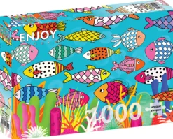 Puzzle 1000 el. Kolorowe ryby