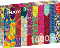 Puzzle 1000 el. Kolorowe wzory 1