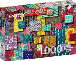 Puzzle 1000 el. Kolorowe wzory 4