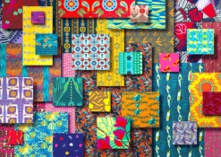 Puzzle 1000 el. Kolorowe wzory 4