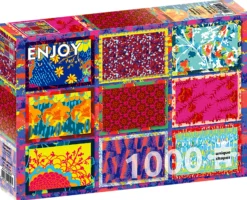 Puzzle 1000 el. Kolorowe wzory 5