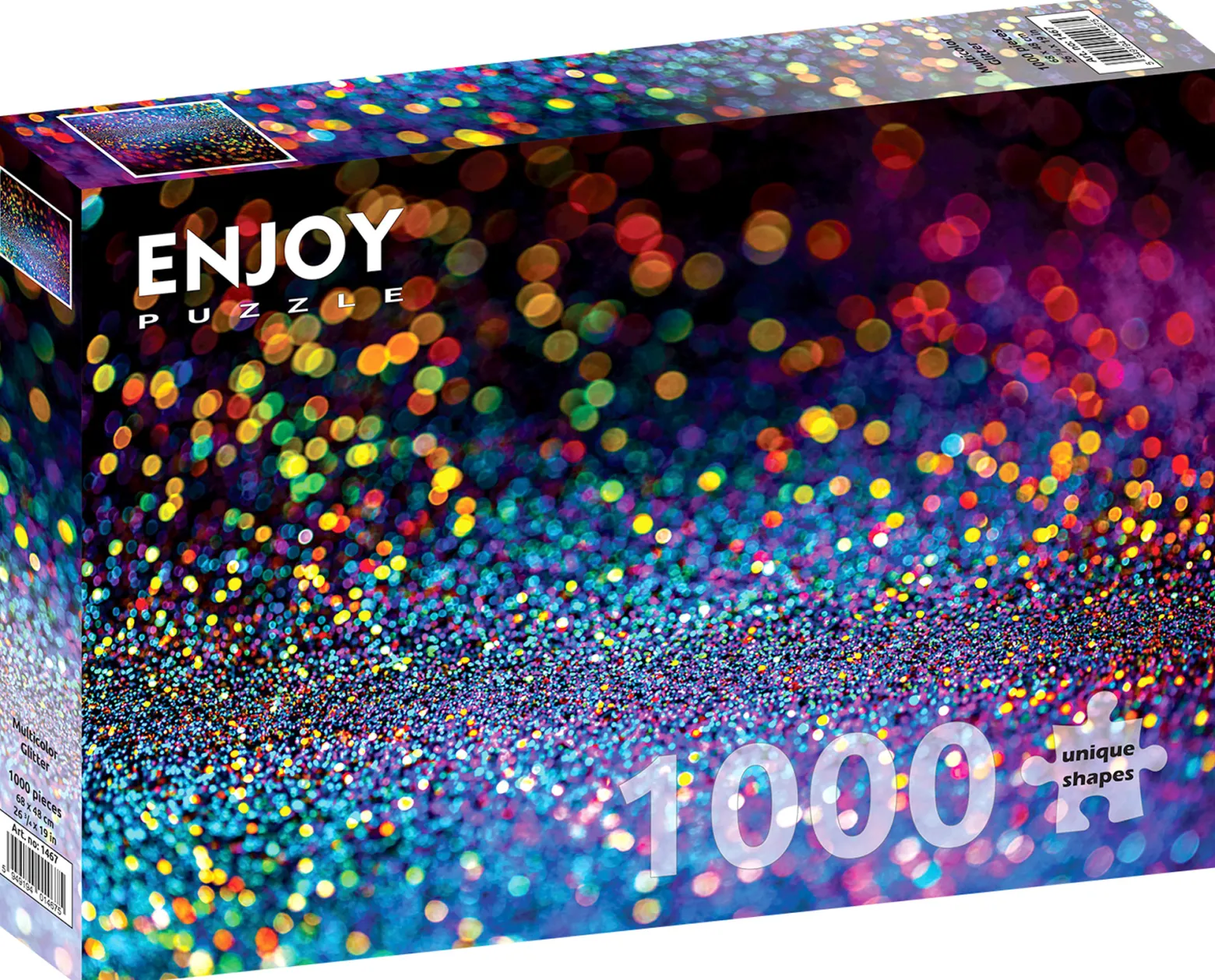 Puzzle 1000 el. Kolorowy brokat