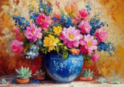 Puzzle 1000 el. Kolorowy bukiet
