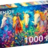 Puzzle 1000 el. Kolorowy galop