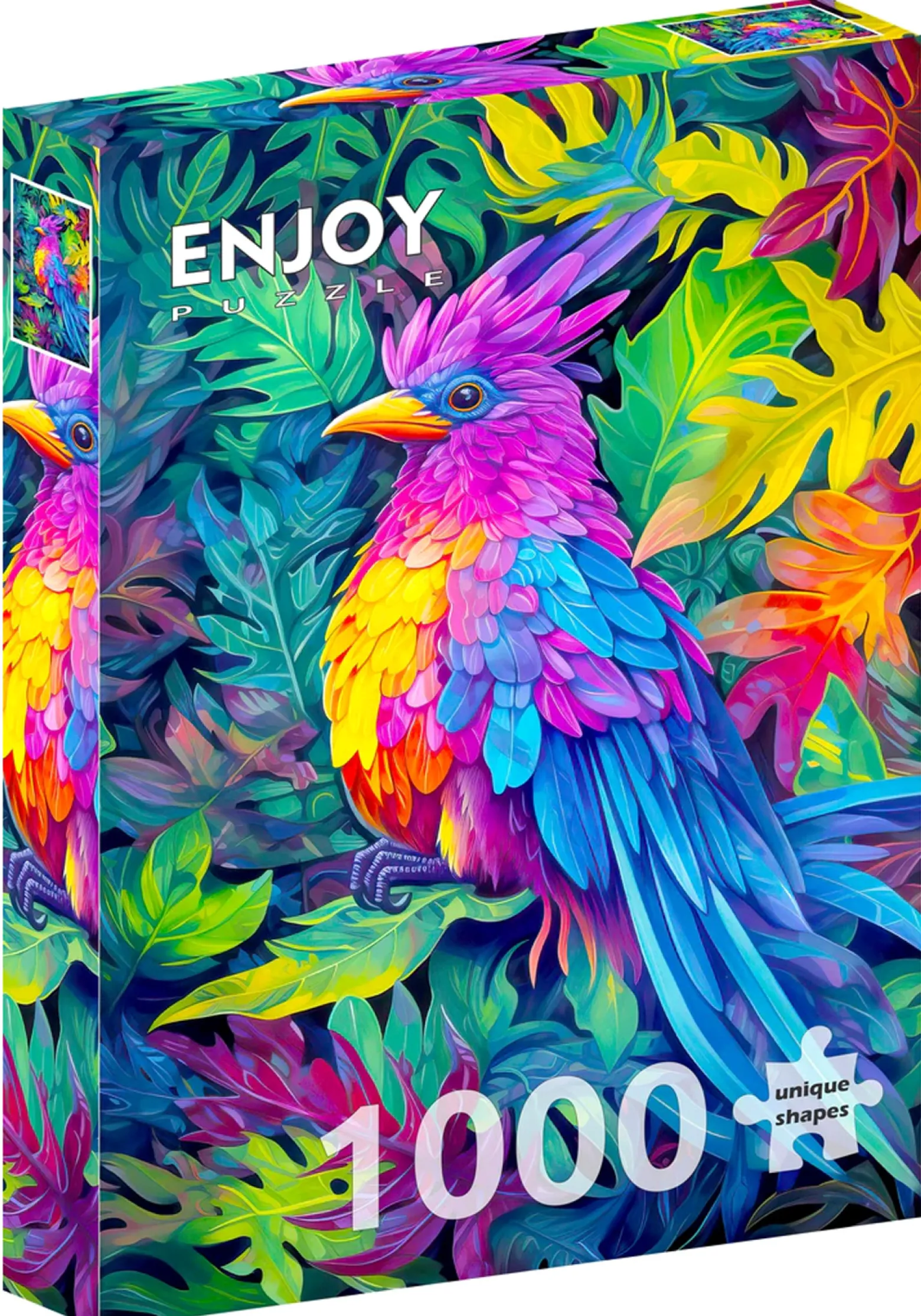 Puzzle 1000 el. Kolorowy kardynał