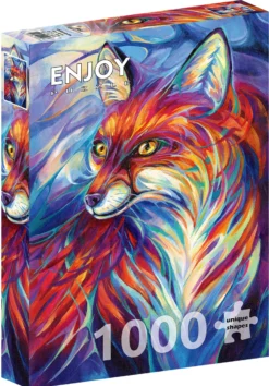 Puzzle 1000 el. Kolorowy lis