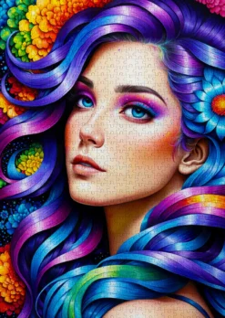 Puzzle 1000 el. Kolorowy portret