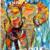 Puzzle 1000 el. Kolorowy słoń