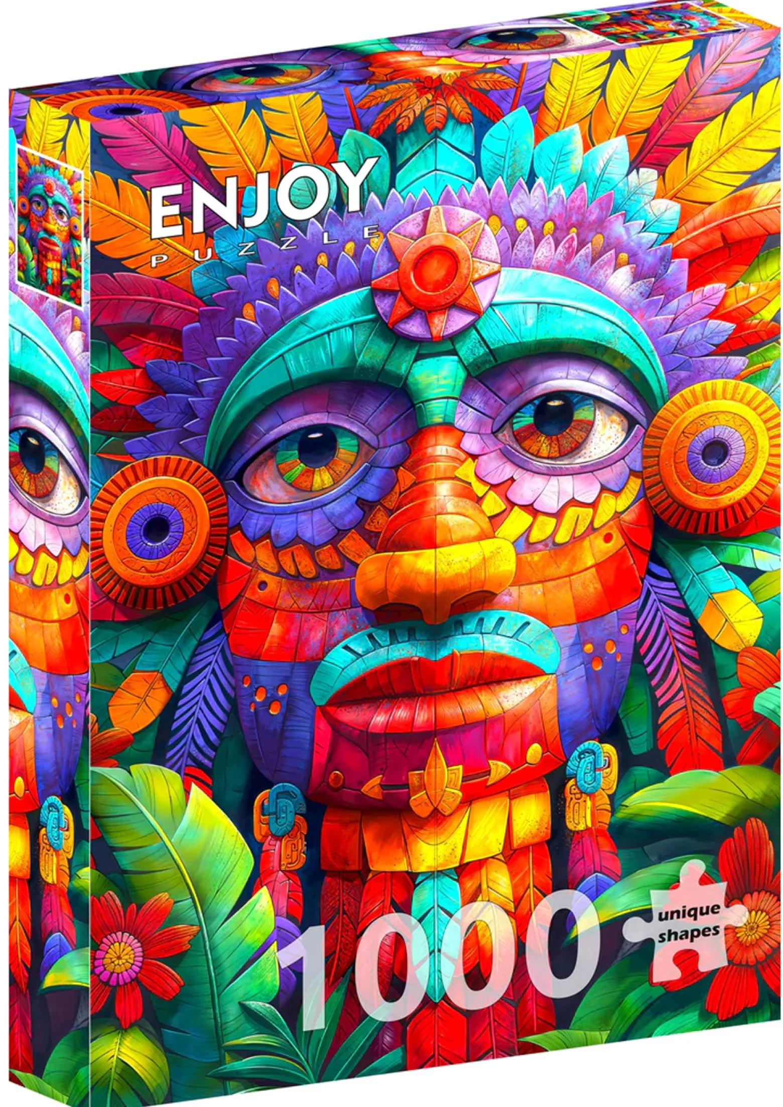 Puzzle 1000 el. Kolorowy totem