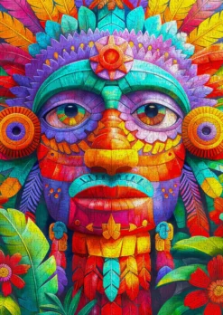 Puzzle 1000 el. Kolorowy totem