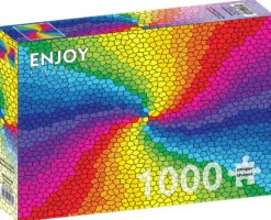 Puzzle 1000 el. Kolorowy witraż