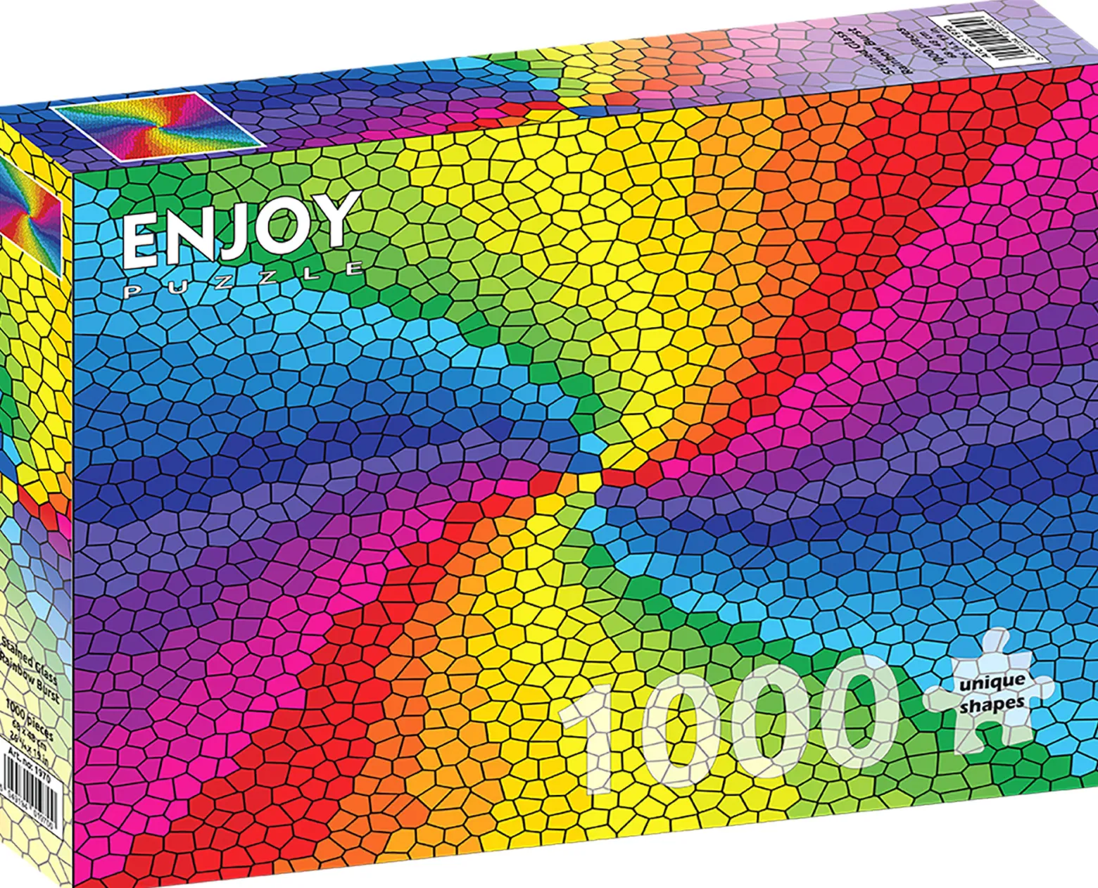 Puzzle 1000 el. Kolorowy witraż