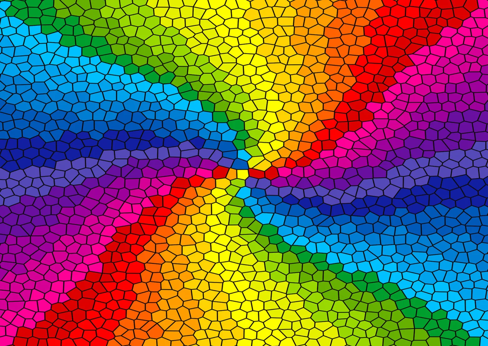 Puzzle 1000 el. Kolorowy witraż