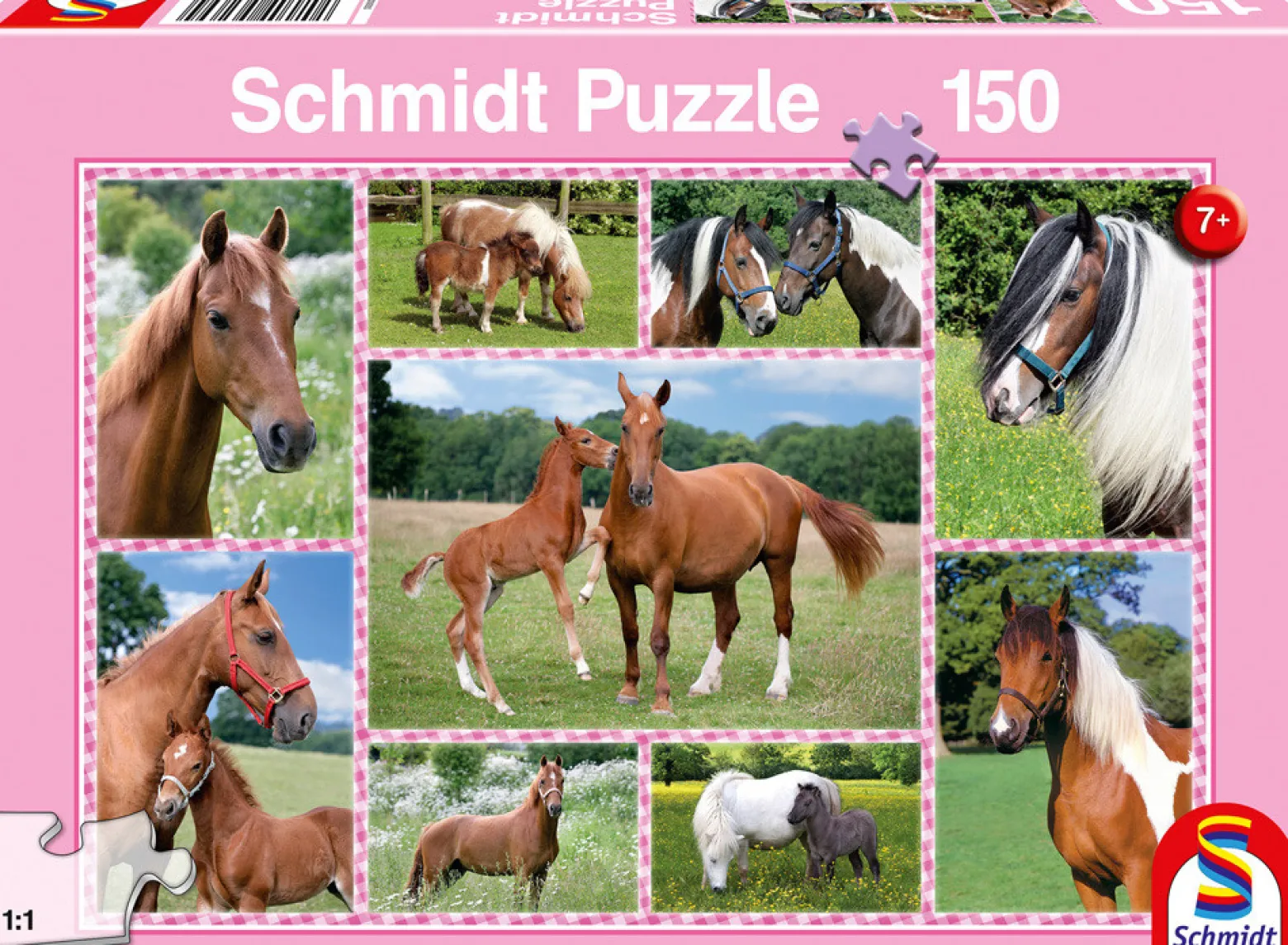 Puzzle 150 el. Konie