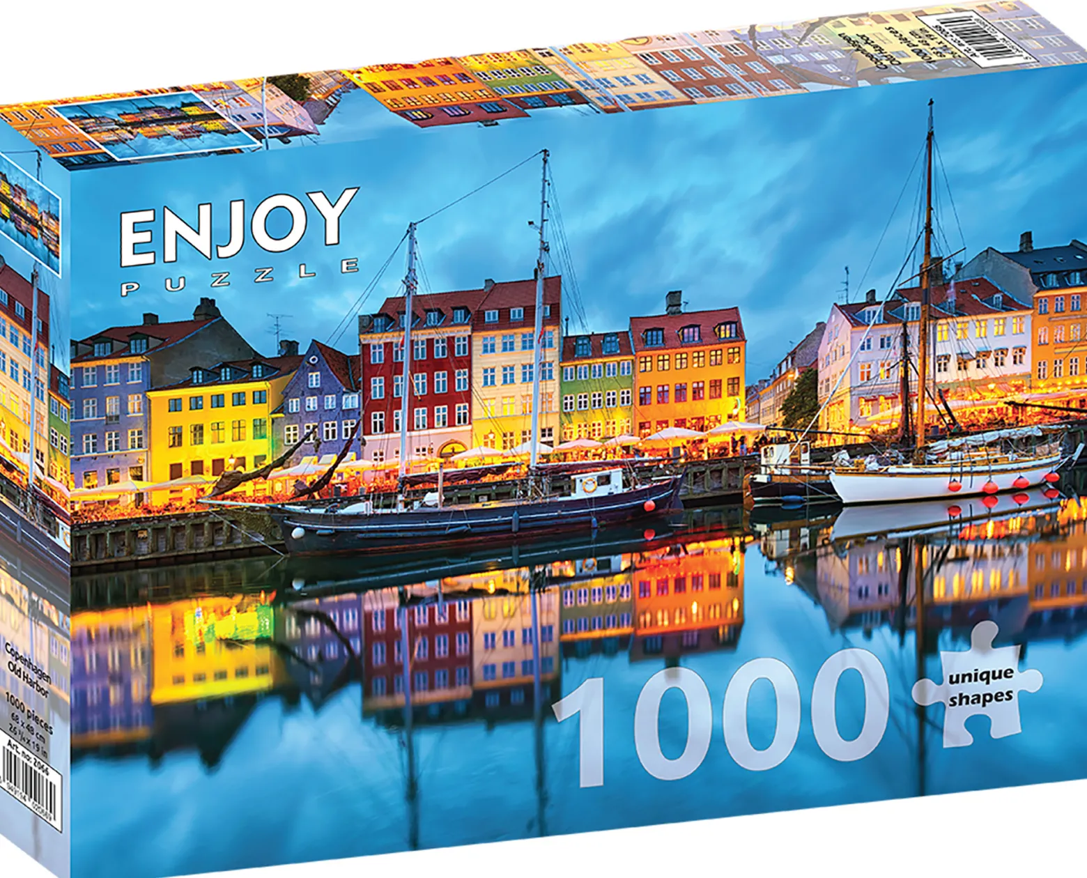 Puzzle 1000 el. Kopenhaga / Dania