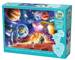 Puzzle 350 el. Kosmiczna podróż