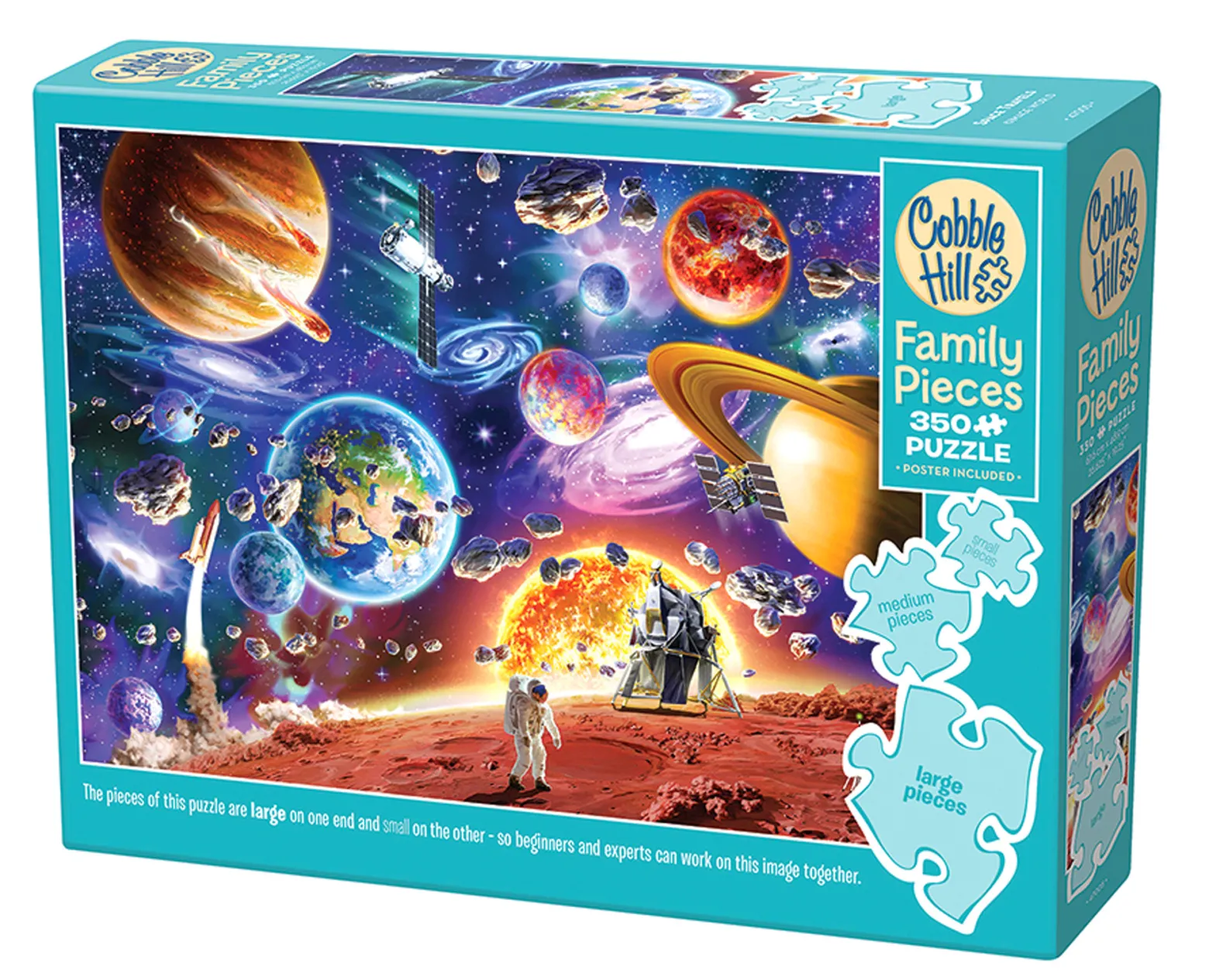 Puzzle 350 el. Kosmiczna podróż