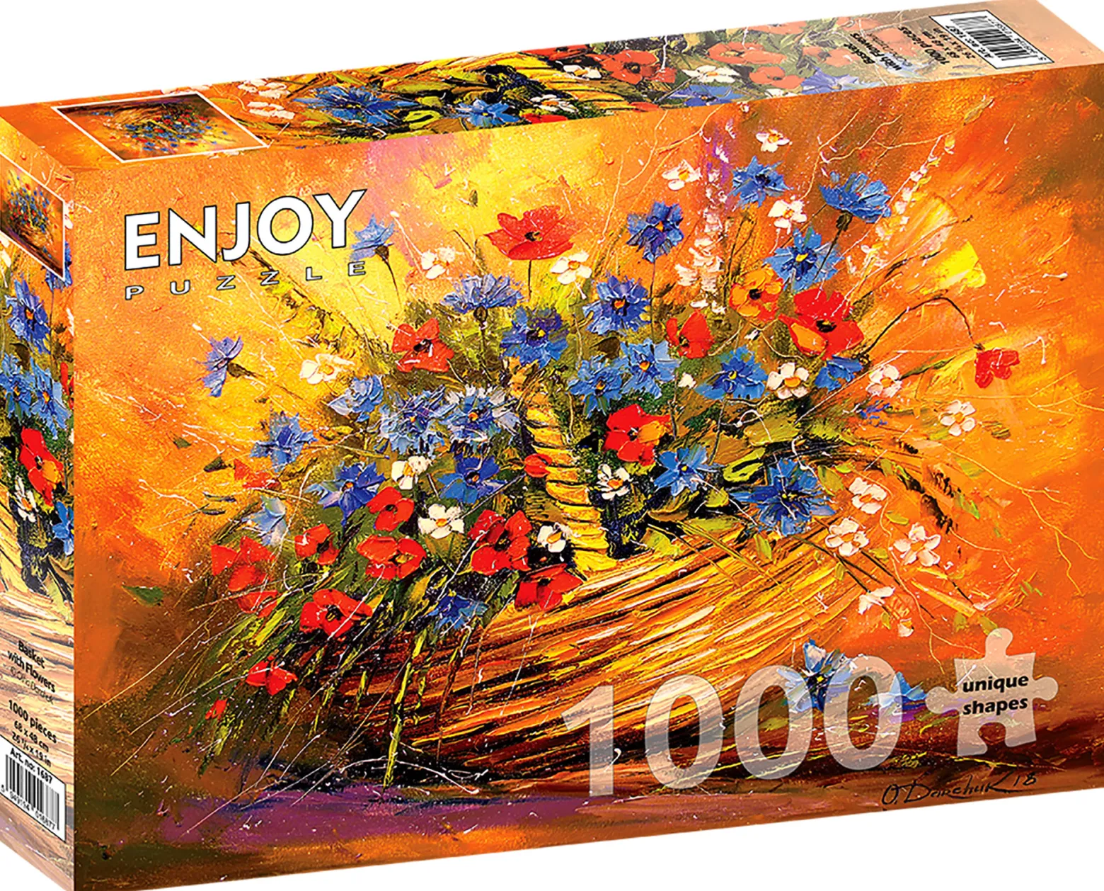 Puzzle 1000 el. Kosz z kwiatami