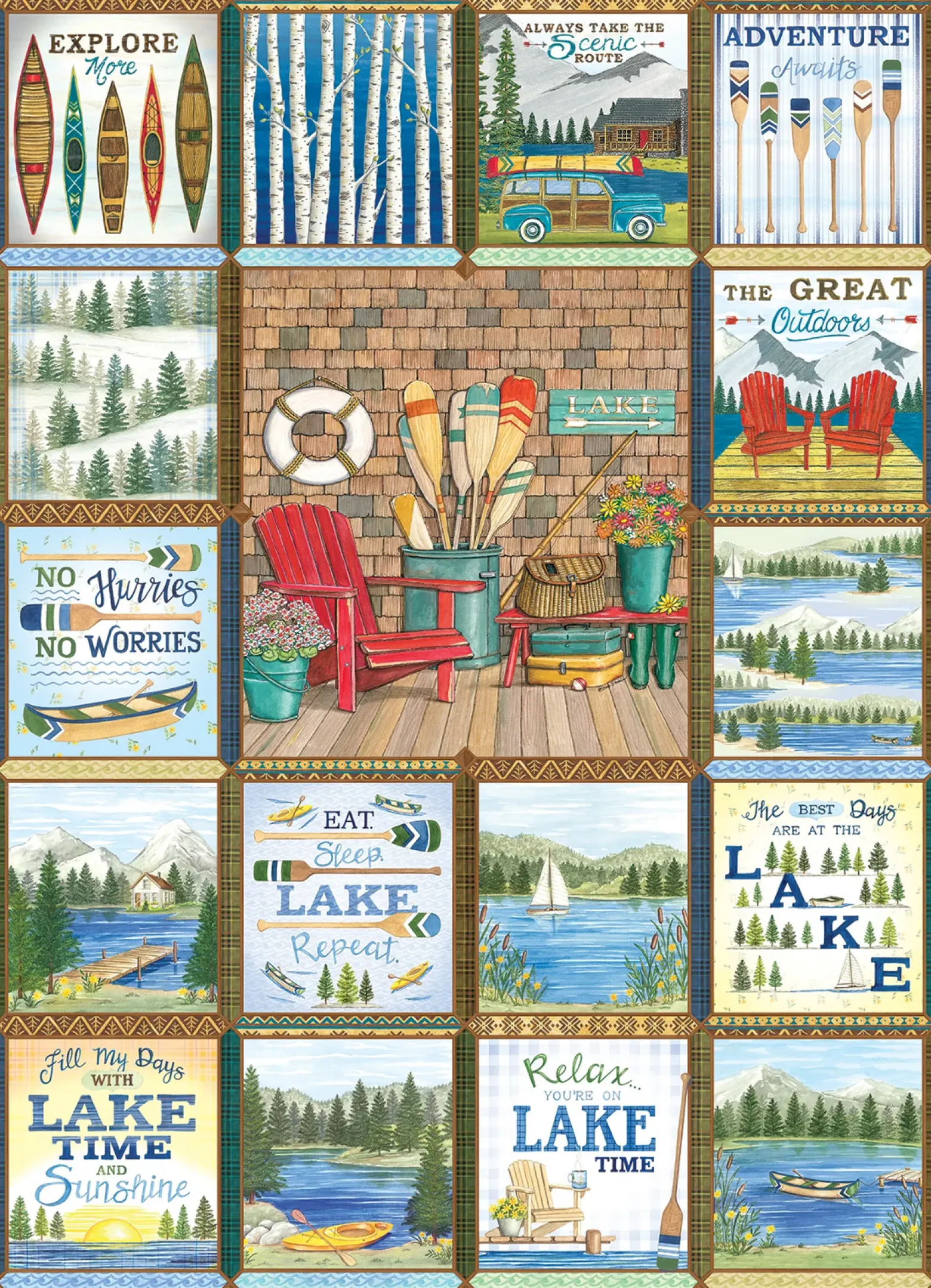 Puzzle 1000 el. Kraina Wielkich Jezior