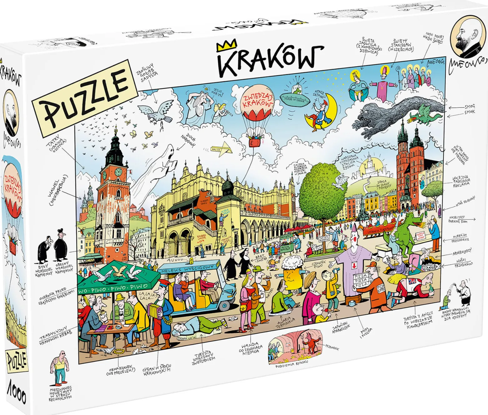Puzzle 1000 el. Kraków