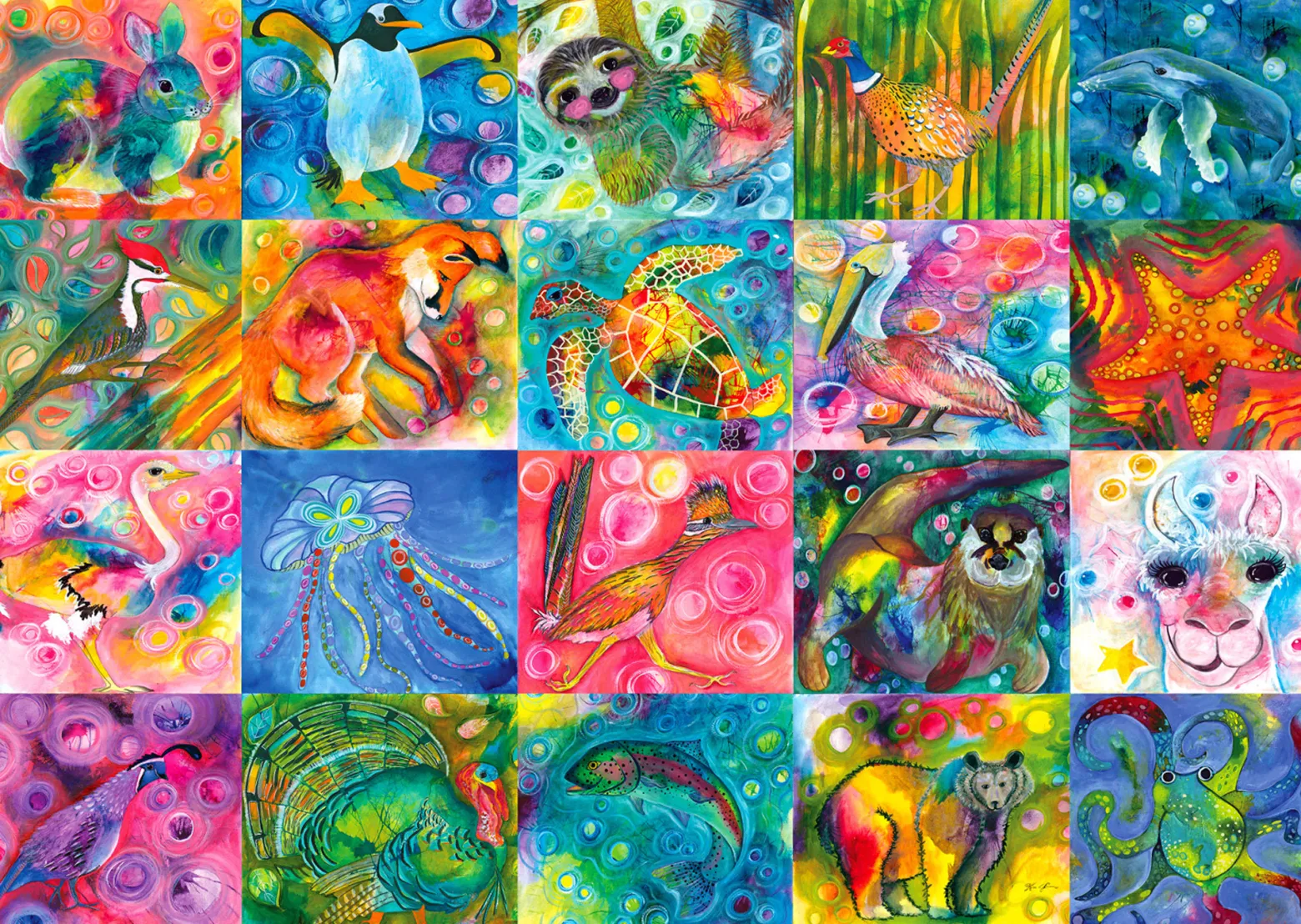 Puzzle 1000 el. Królestwo zwierząt