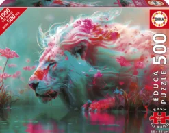 Puzzle 500 el. Król zwierząt