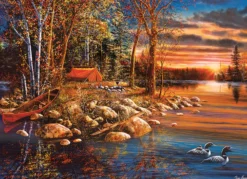 Puzzle 1000 el. Kto rano wstaje...