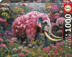 Puzzle 1000 el. Kwiatowy słoń