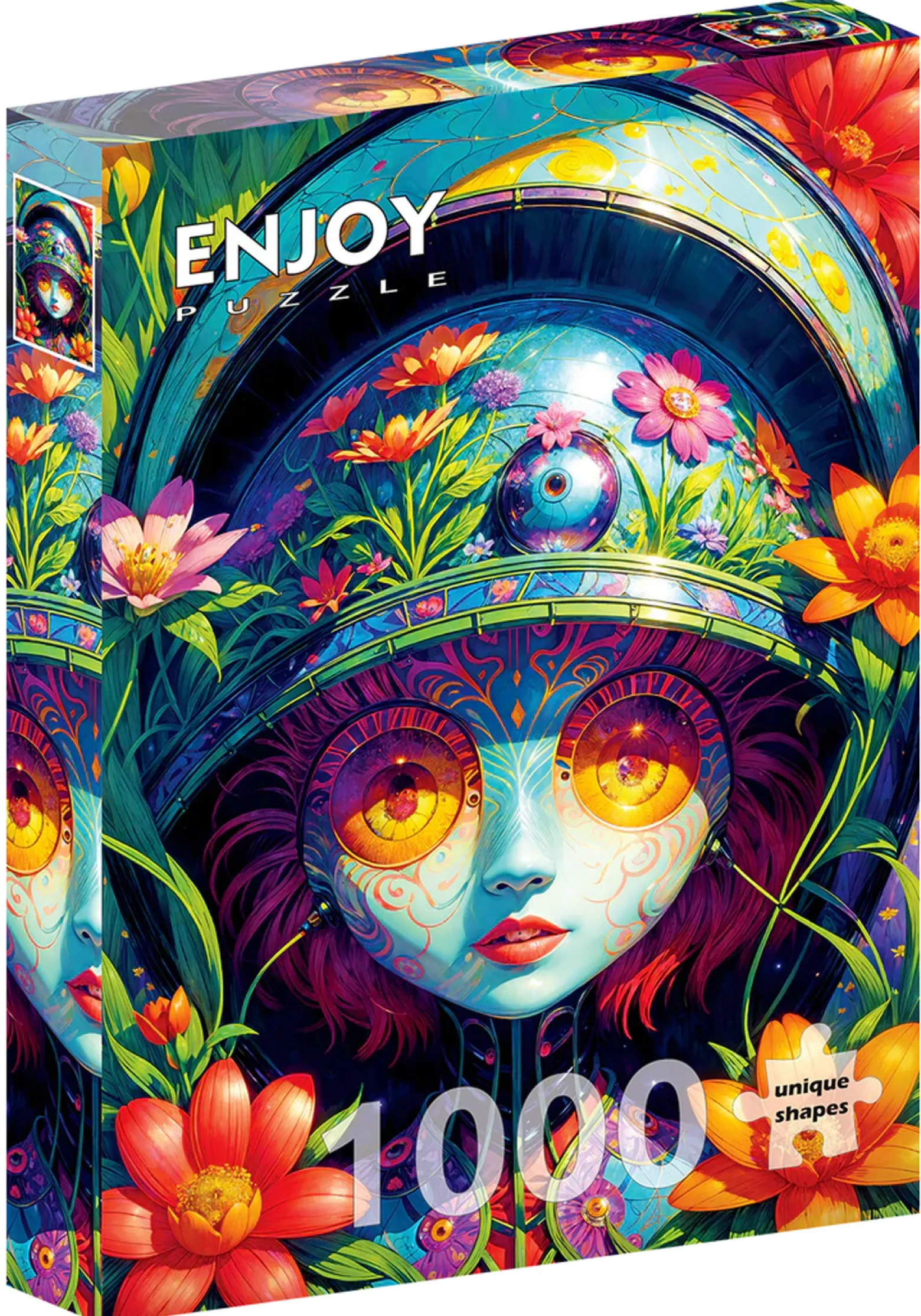 Puzzle 1000 el. Kwiecista wojowniczka