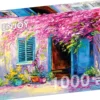 Puzzle 1000 el. Kwitnące podwórko