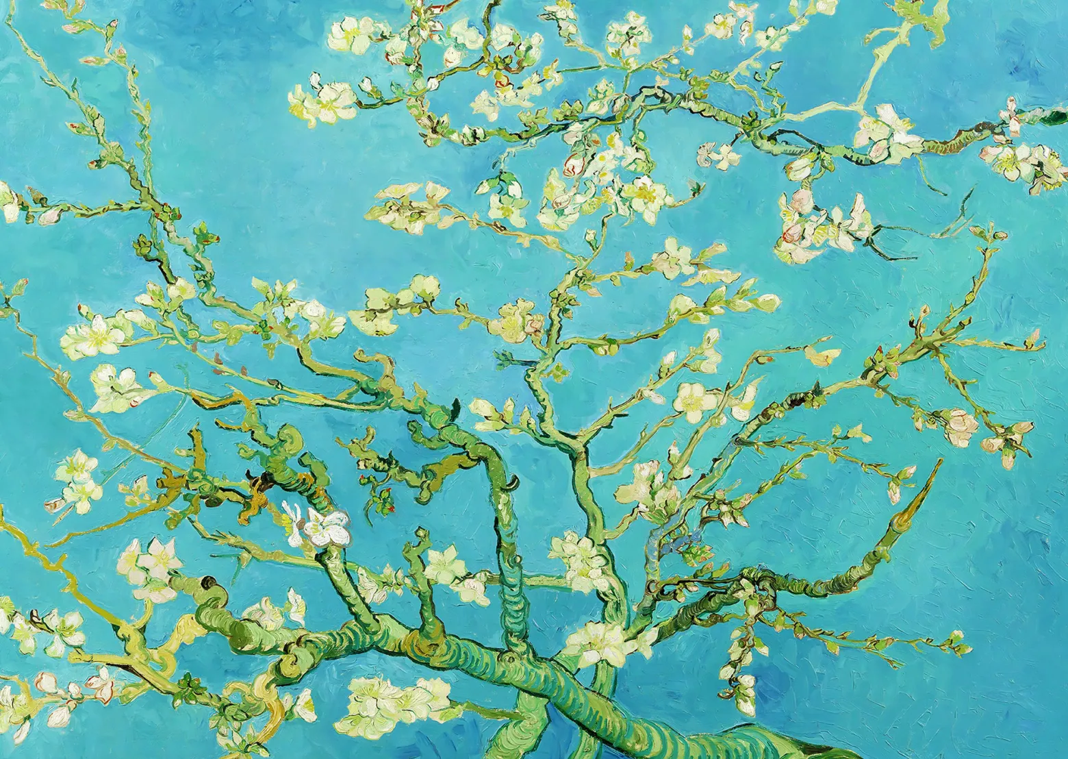 Puzzle 1000 el. Kwitnący migdałowiec, Vincent van Gogh