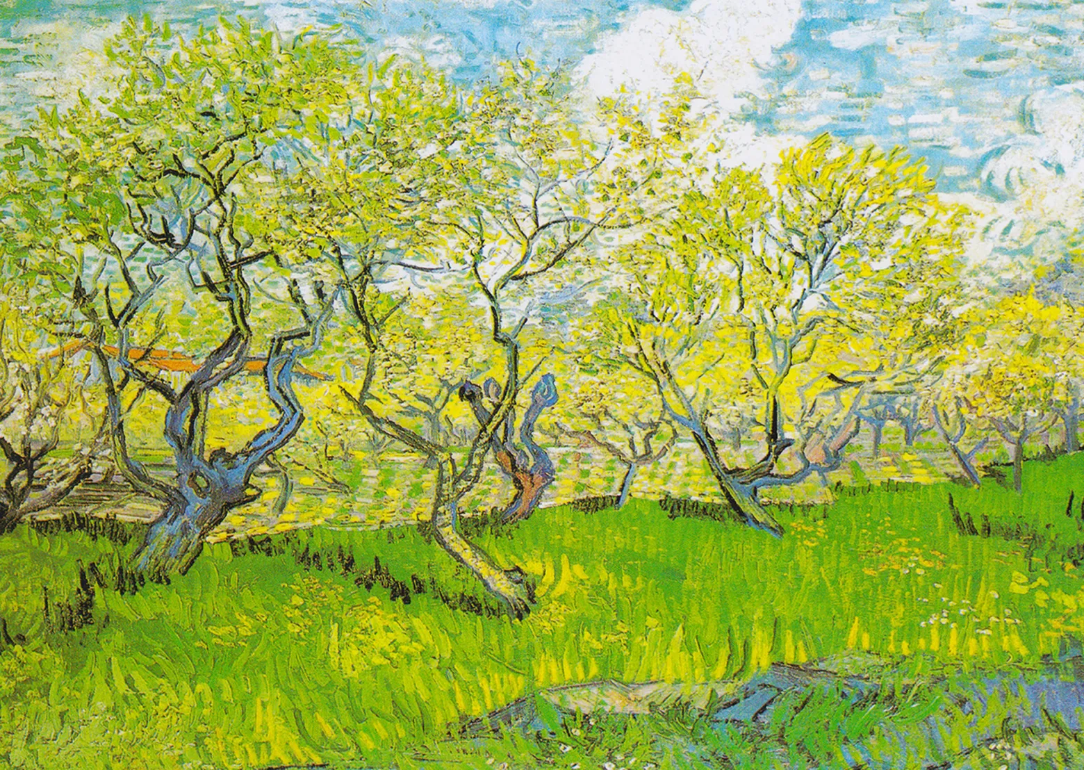 Puzzle 1000 el. Kwitnący sad, Vincent van Gogh